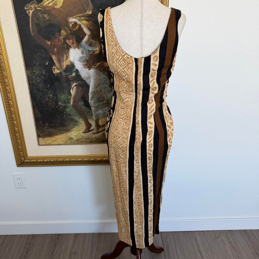 Vintage Boho Beaded Summer Dress - Picture 5 of 6
